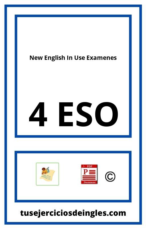New English In Use 4 Eso Examenes
