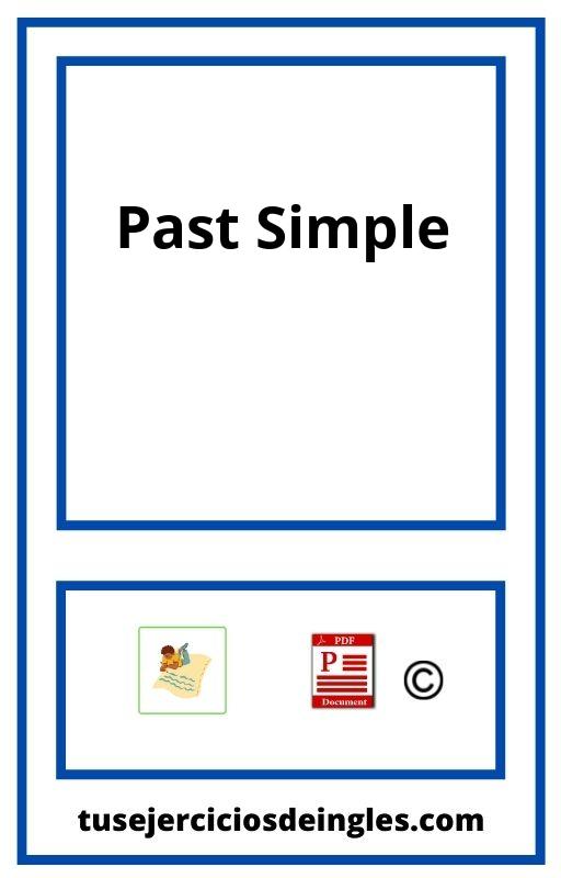 Past Simple Exercises Pdf With Answers