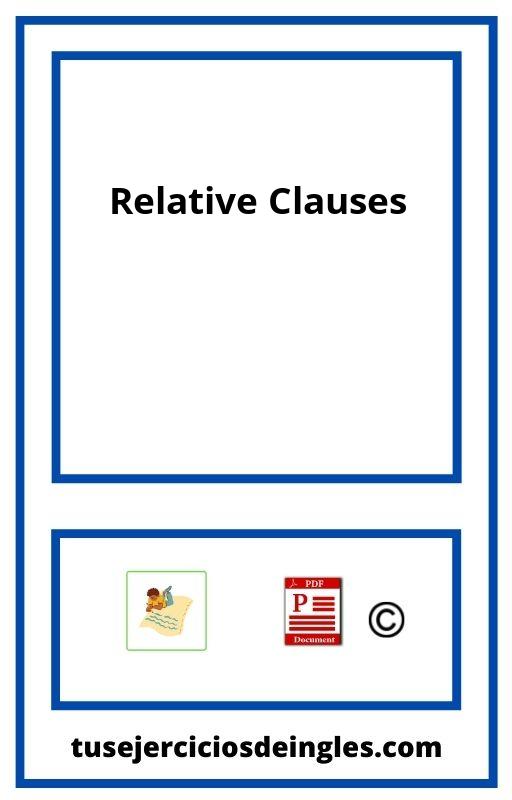 Types Of Clauses Exercises Pdf